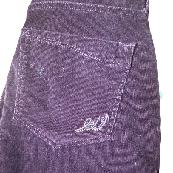 EXPRESS Beautiful Plum Corduroy Mid Rise Legging Jeans w/ Zip Pockets | Size‎ 6R - Picture 2 of 8